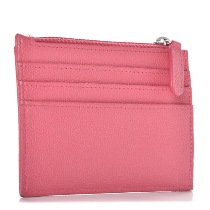Chanel Caviar CC Zip Card Holder Pink 3 of 8