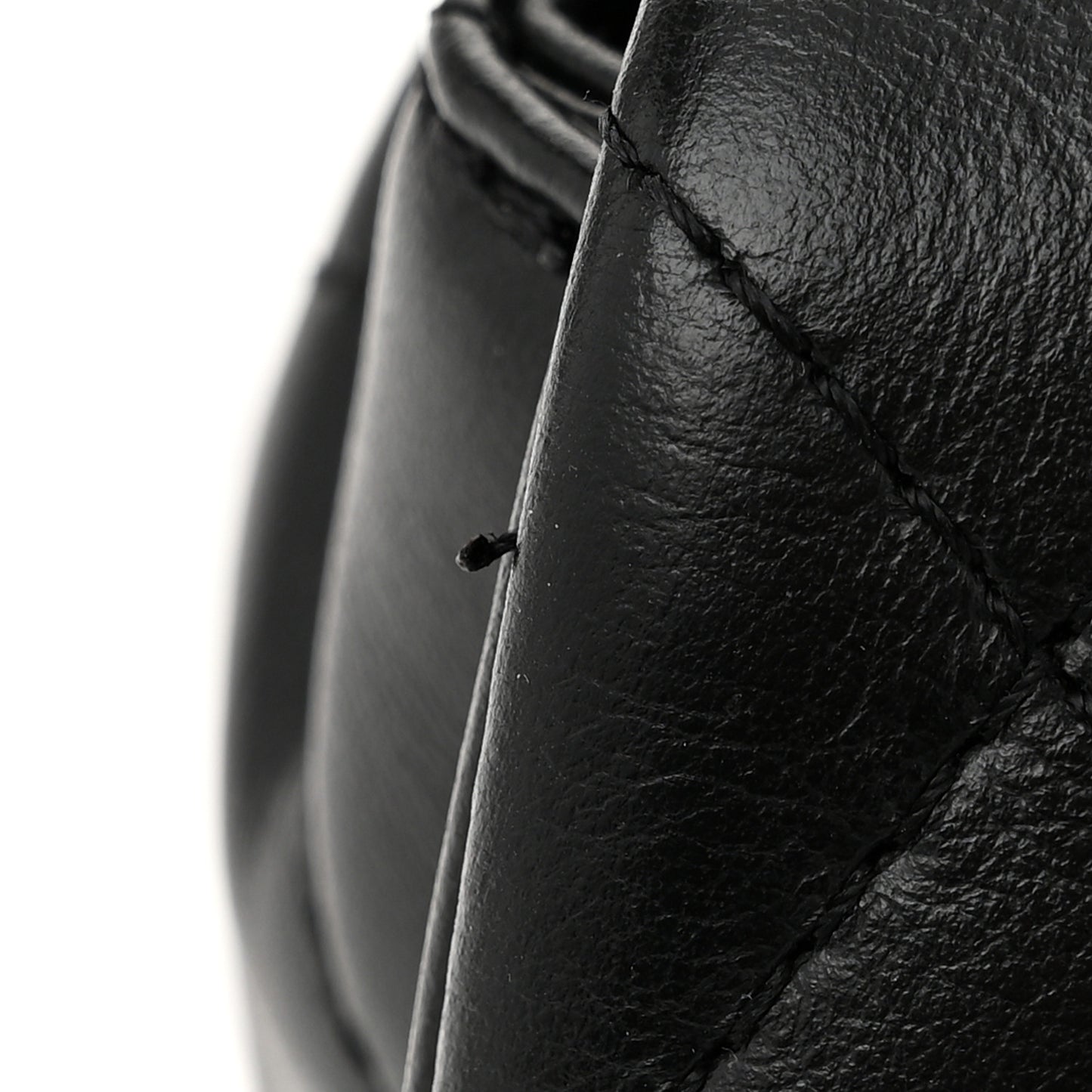 Calfskin Quilted CC Uniform Flap Belt Bag Black