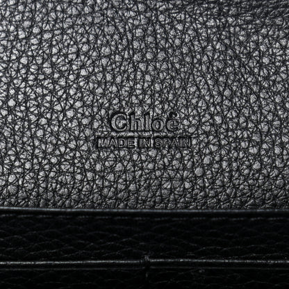 Chloe Grained Calfskin Continental Flap Wallet Black 6 of 10