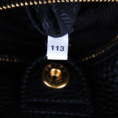 Prada Vitello Daino Shoulder Bag Nero Black 8 of 8
