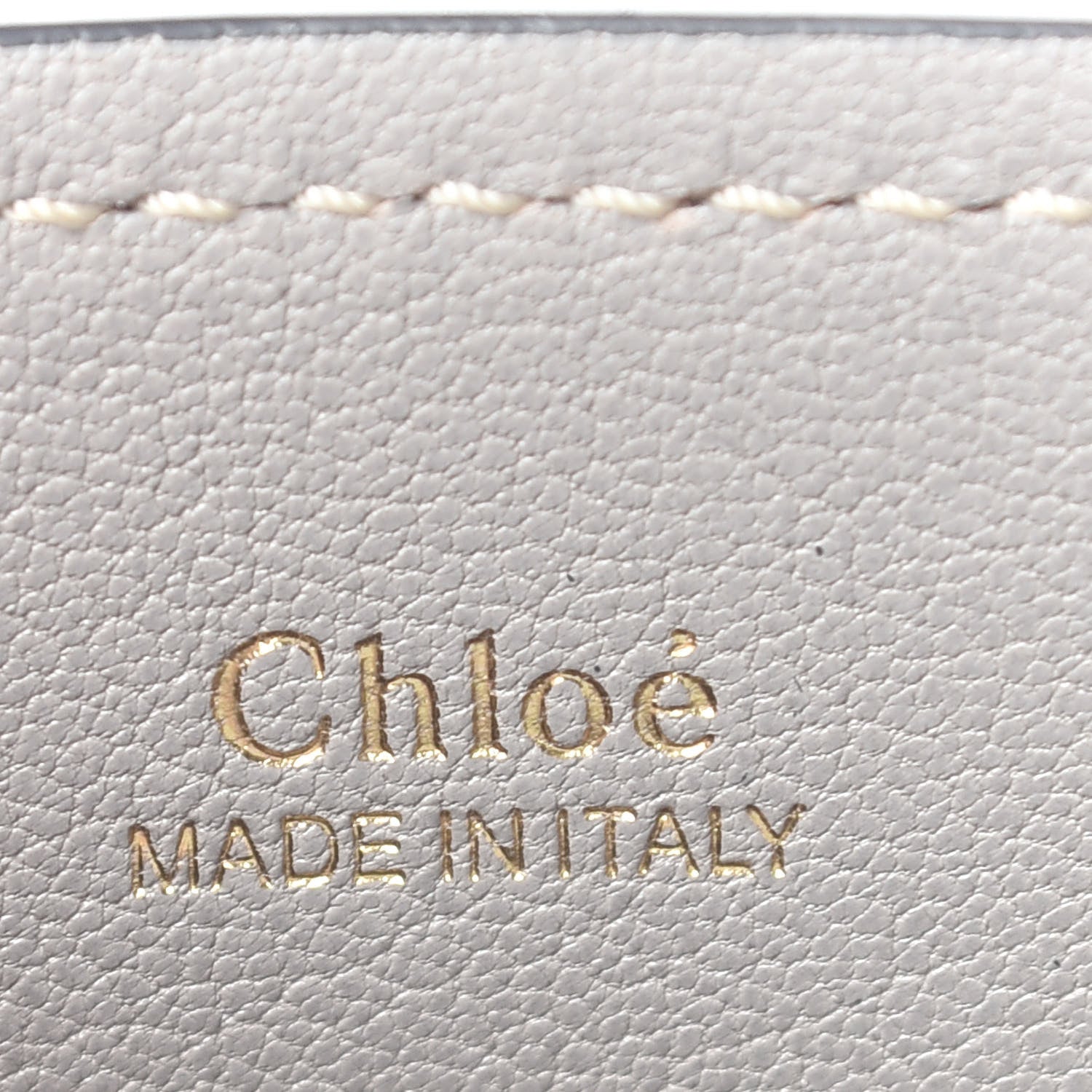 Chloe Shiny Calfskin Goatskin Mini Aby Bi-Color Bucket Light Eucalyptus 5 of 7