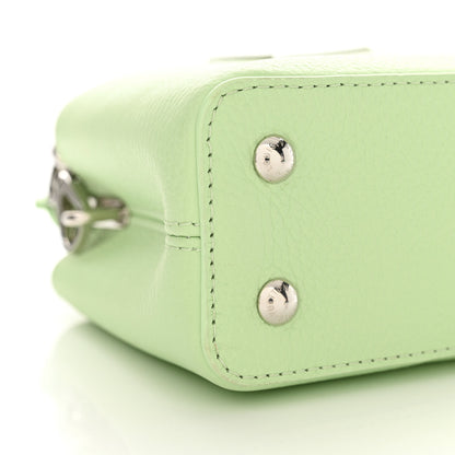 Louis Vuitton Taurillon Mini Capucines Spring Green 8 of 9