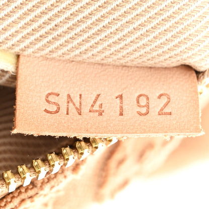 Louis Vuitton Denim Monogram Stone Speedy Bandouliere 35 Caramel 7 of 10