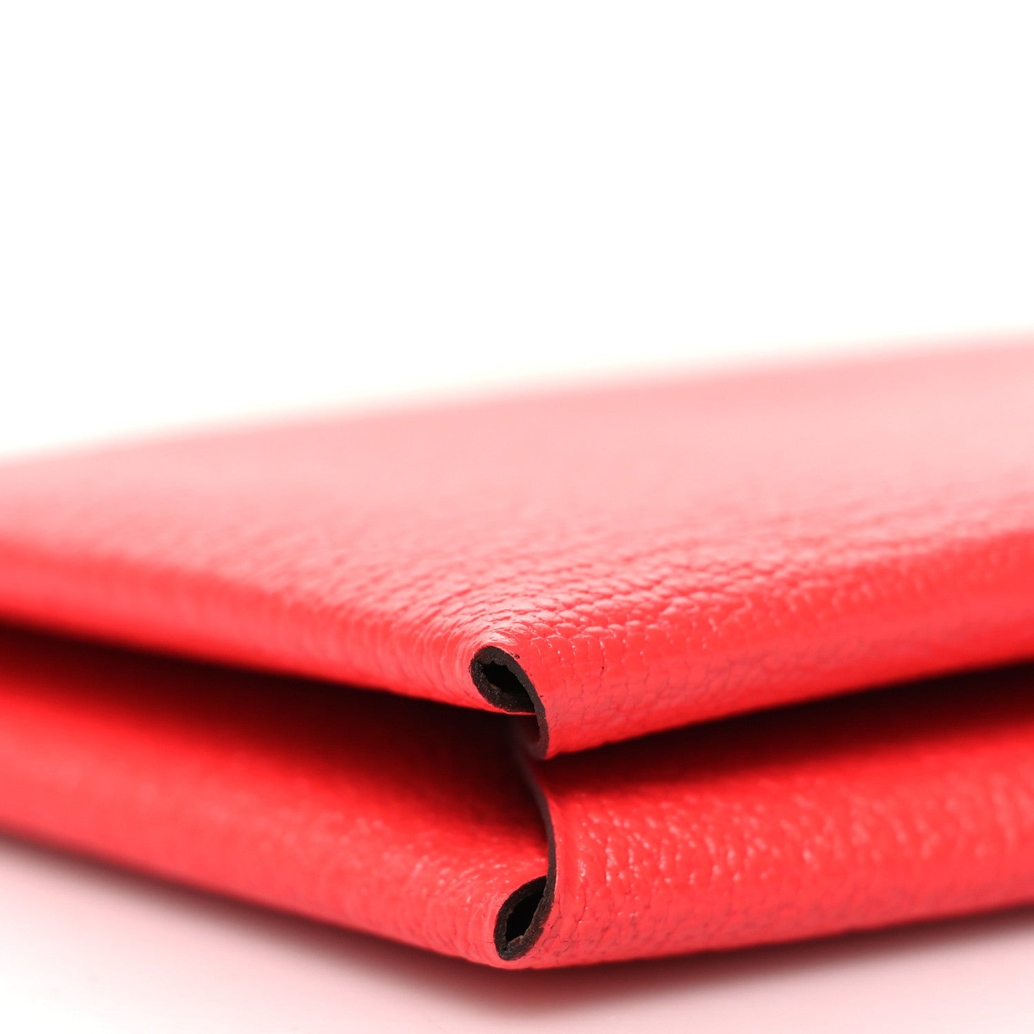 Hermes Chevre Mysore Verso Calvi Card Case Rose Texas Quebracho 11 of 12