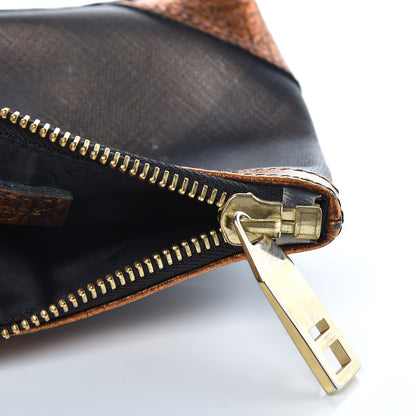 Burberry Smoked Check Cosmetic Case Black Gold 19 of 26