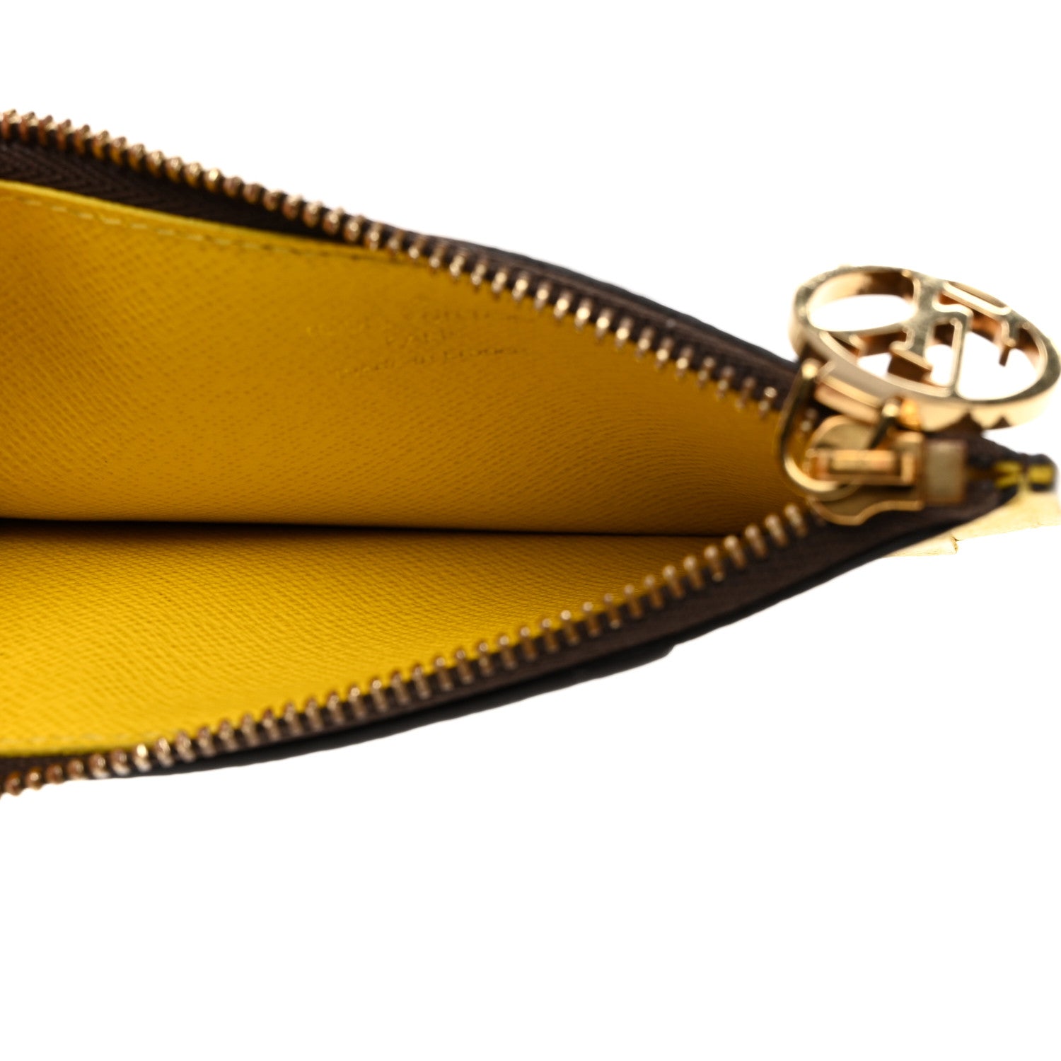 Louis Vuitton Monogram Zipped Romy Card Holder Yellow 5 of 6