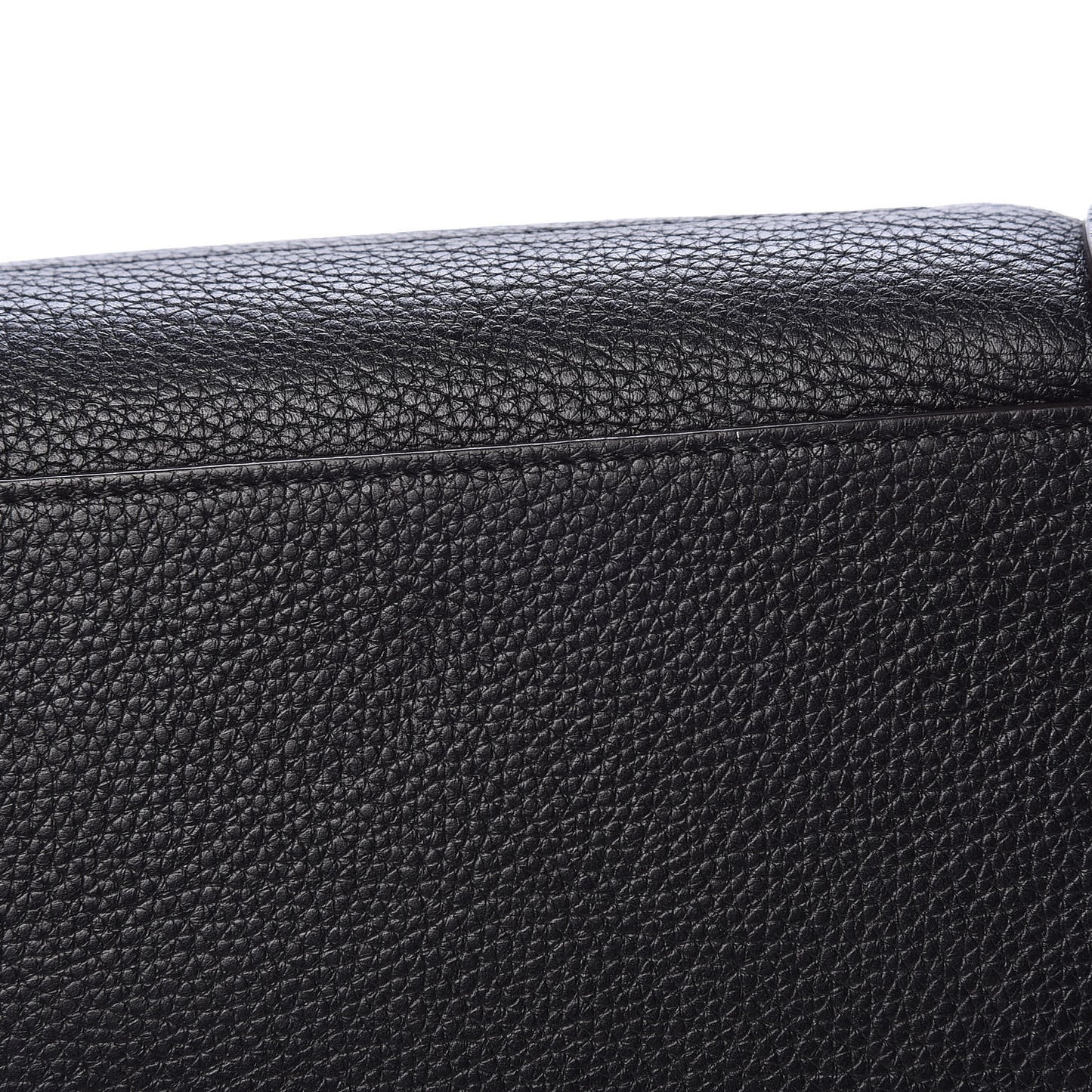 Drummed Calfskin Mini Luggage Black