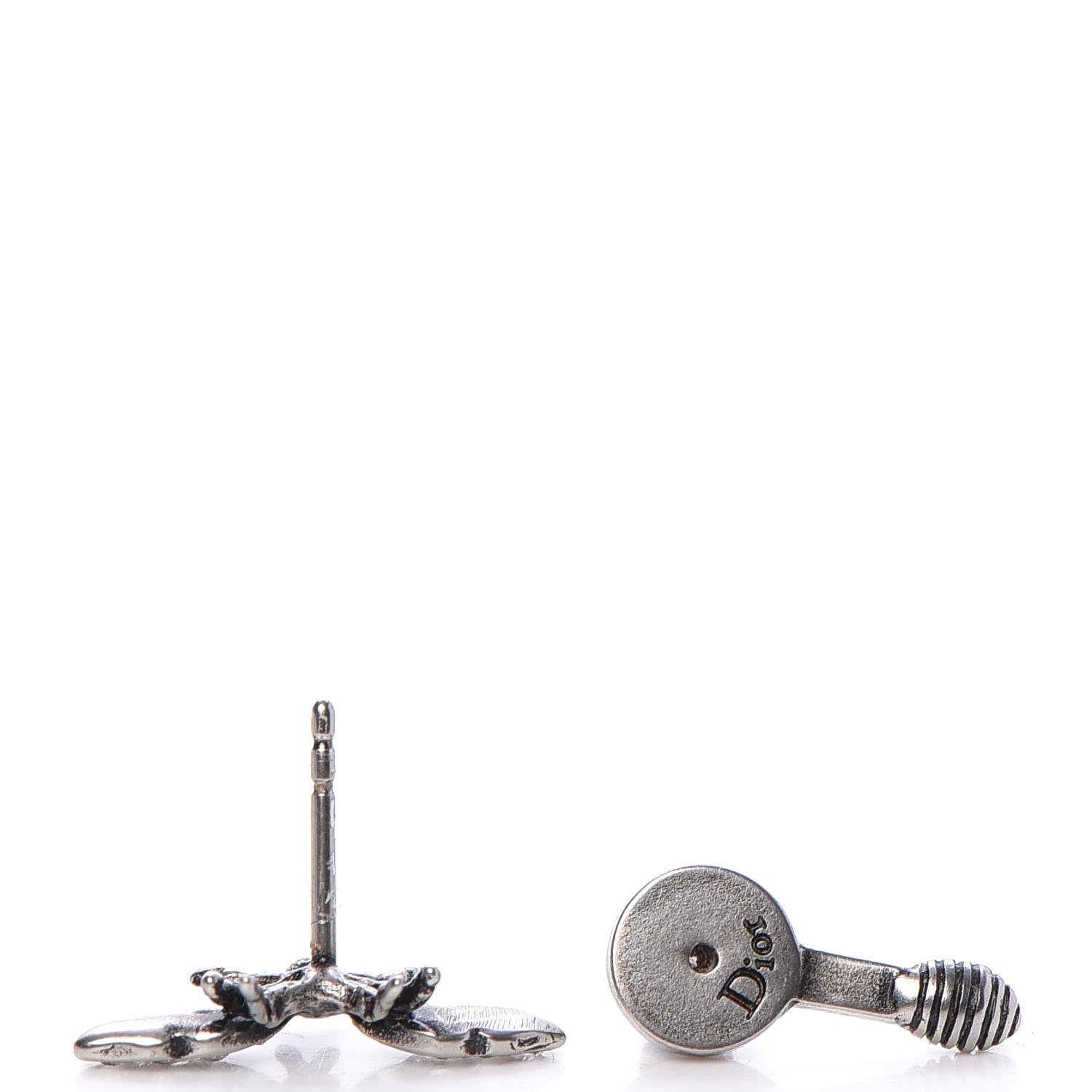 Christian Dior Palladium Crystal J'adior Earrings 4 of 5