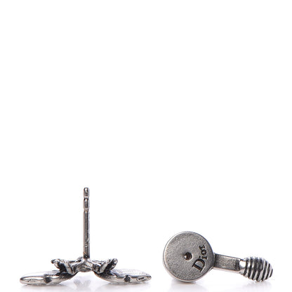 Christian Dior Palladium Crystal J'adior Earrings 4 of 5