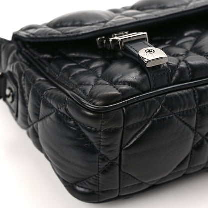 Christian Dior Calfskin Macrocannage Small Diorcamp Messenger Black 10 of 12