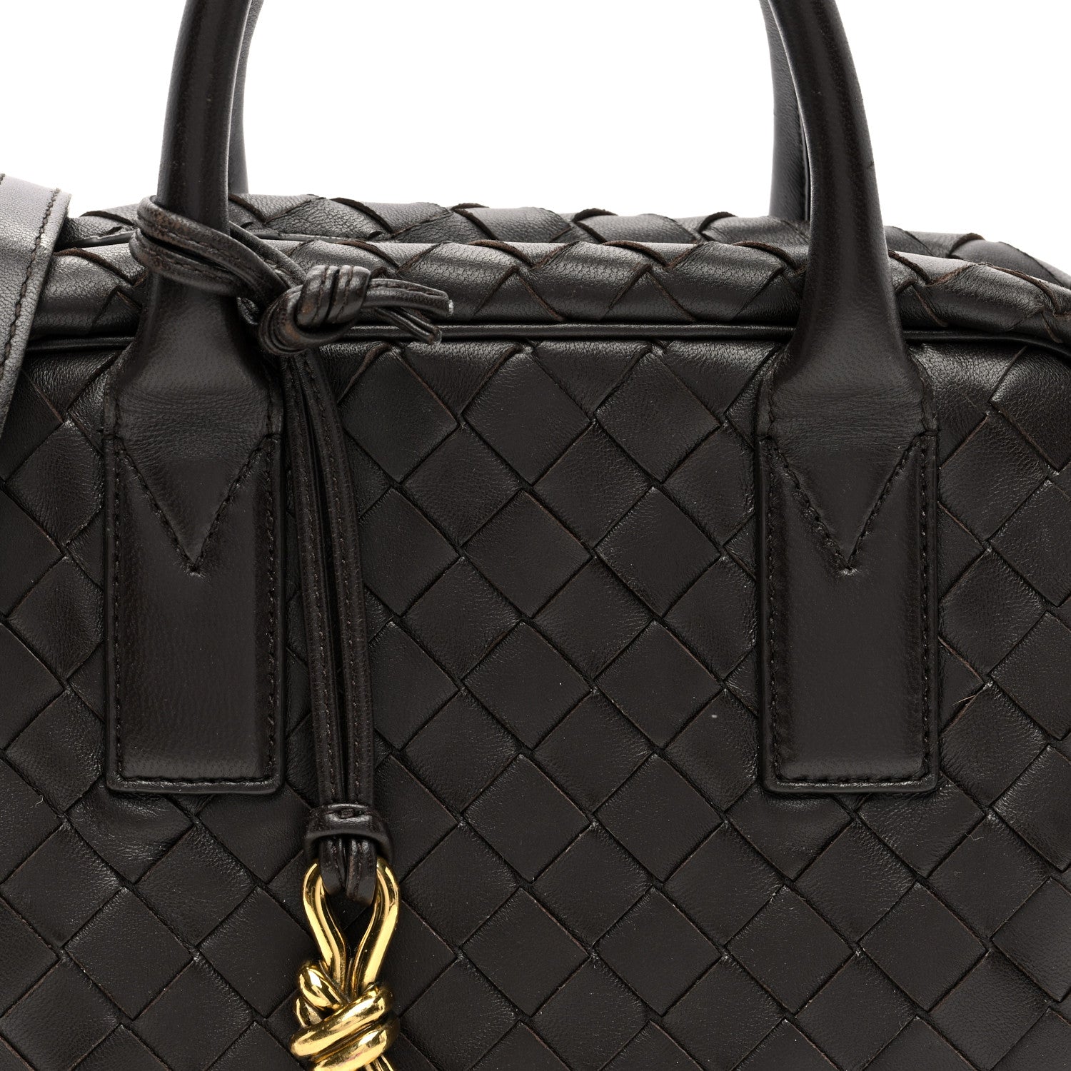 Bottega Veneta Lambskin Intrecciato Small Getaway Fondant 8 of 13