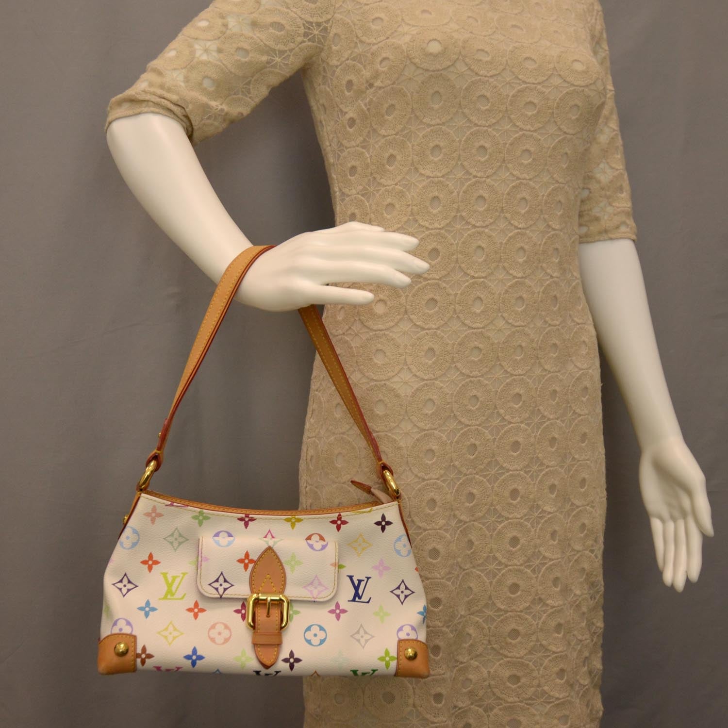 Louis Vuitton Monogram Multicolor Eliza White 2 of 8