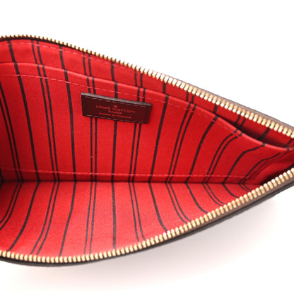 Louis Vuitton Damier Ebene Neverfull MM GM Pochette 5 of 8