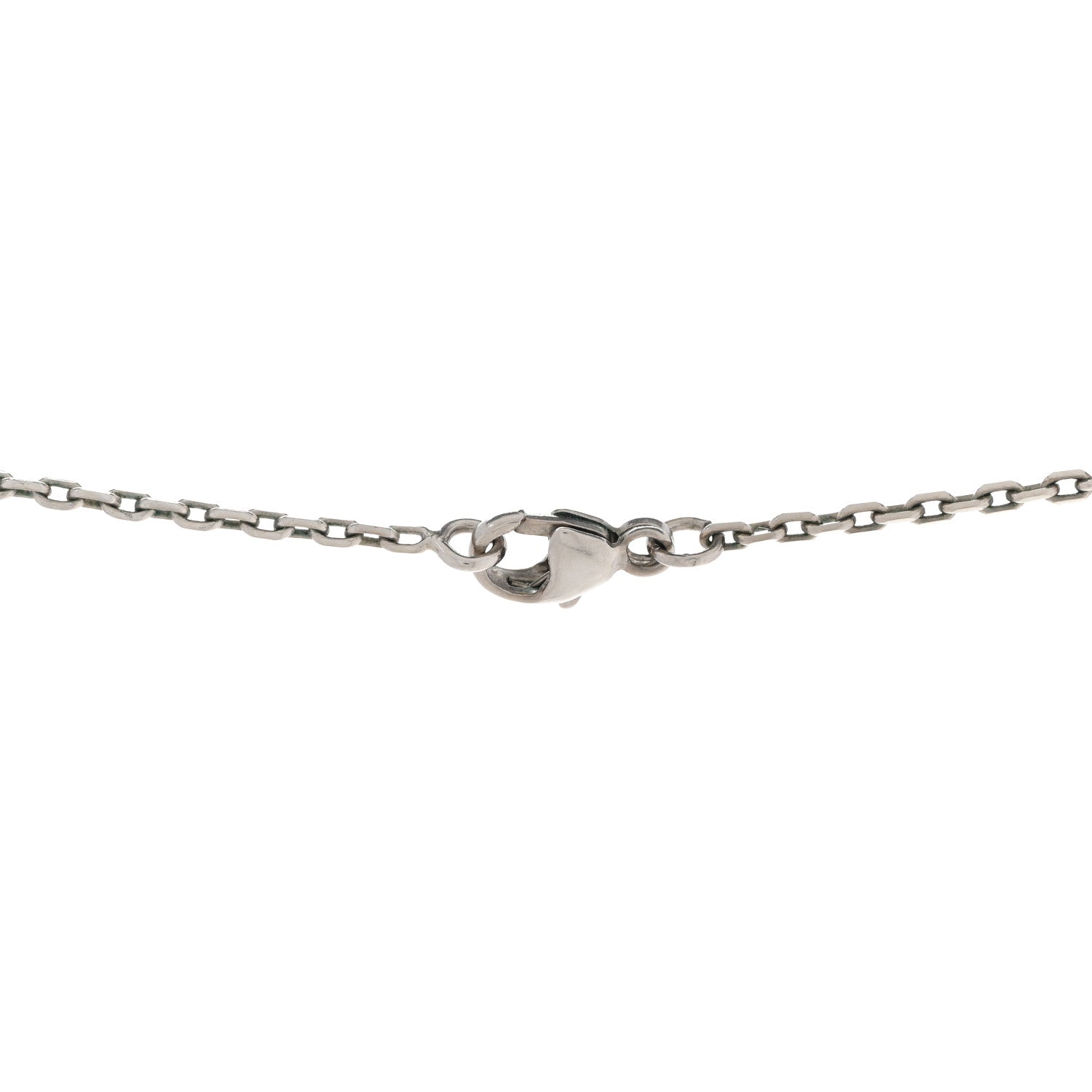 Hermes Lacquered Palladium Mini Pop H Pendant Necklace Black 5 of 9