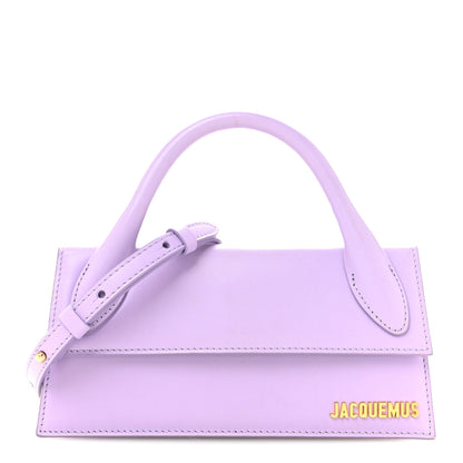 Jacquemus Smooth Calfskin Le Chiquito Long Lilac 1 of 14