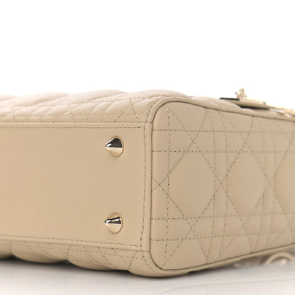 Christian Dior Calfskin Cannage Small My ABCDior Lady Dior Beige 9 of 10