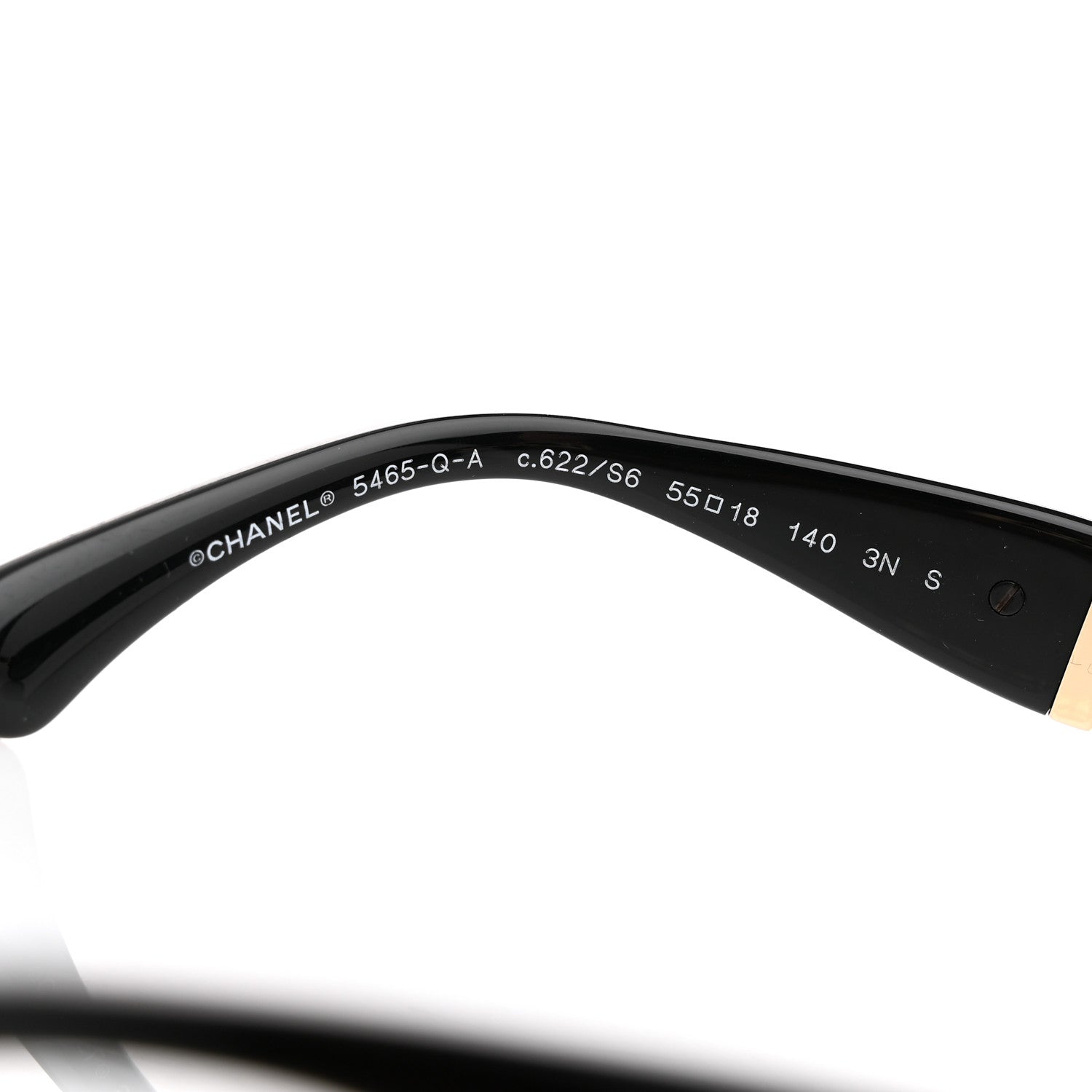 Chanel Acetate Chain Sunglasses 5465-Q-A Black 5 of 8
