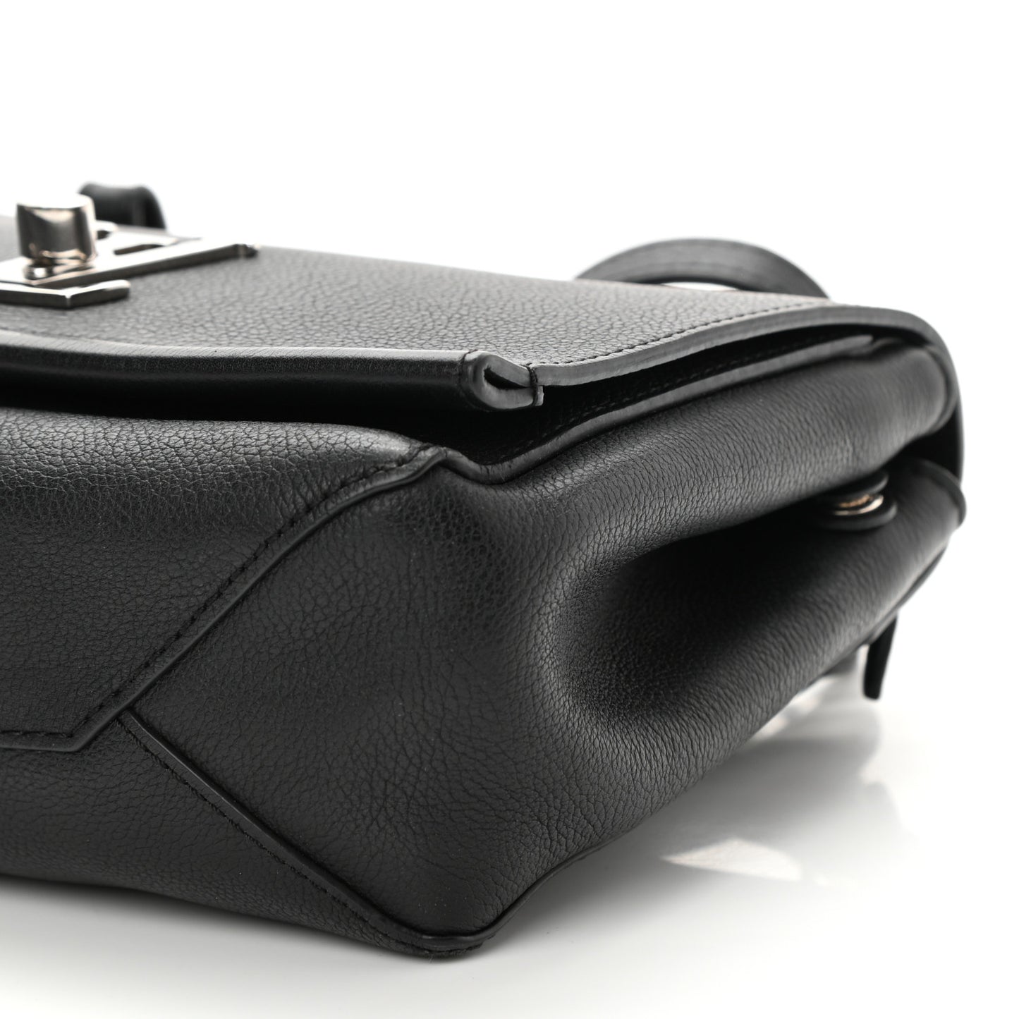 Calfskin Lockme II Chain Bag BB Black