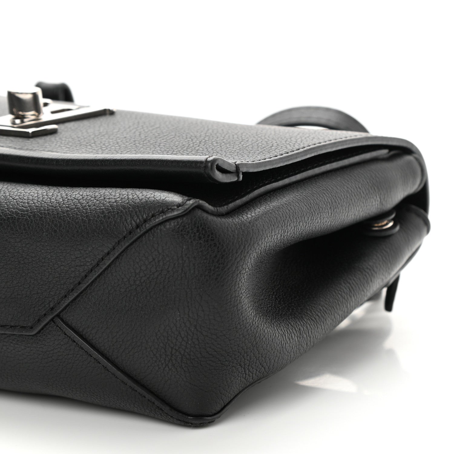 Louis Vuitton Calfskin Lockme II Chain Bag BB Black 9 of 9
