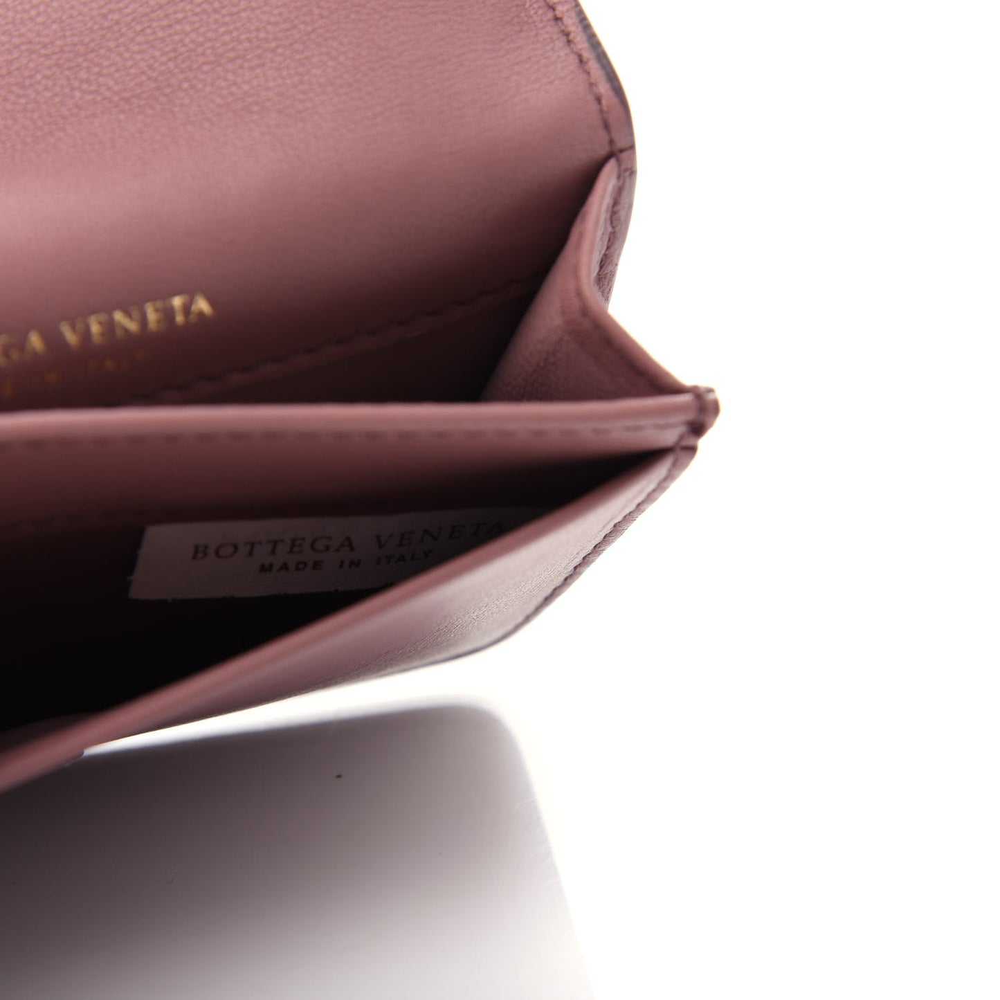 Nappa Intrecciato Card Holder Watteau