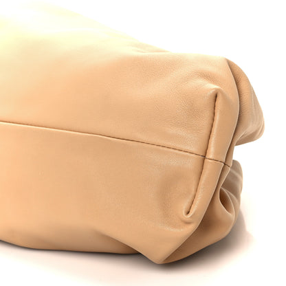 Bottega Veneta Smooth Butter Calf The Pouch Oversized Clutch Almond 11 of 11