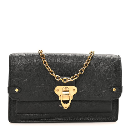 Louis Vuitton Empreinte Vavin Chain Wallet Black 1 of 9