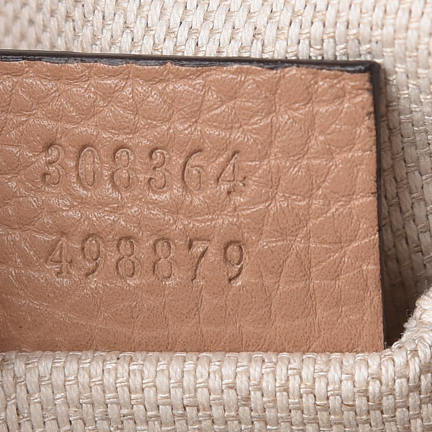 Pebbled Calfskin Small Soho Disco Bag Camelia