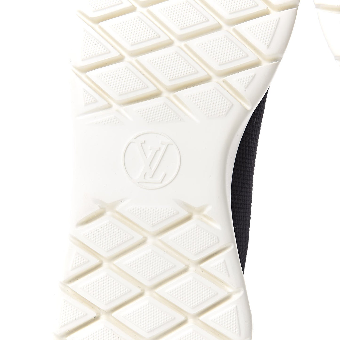 Stretch Fabric LV Black Heart Sock Sneaker 40 Black