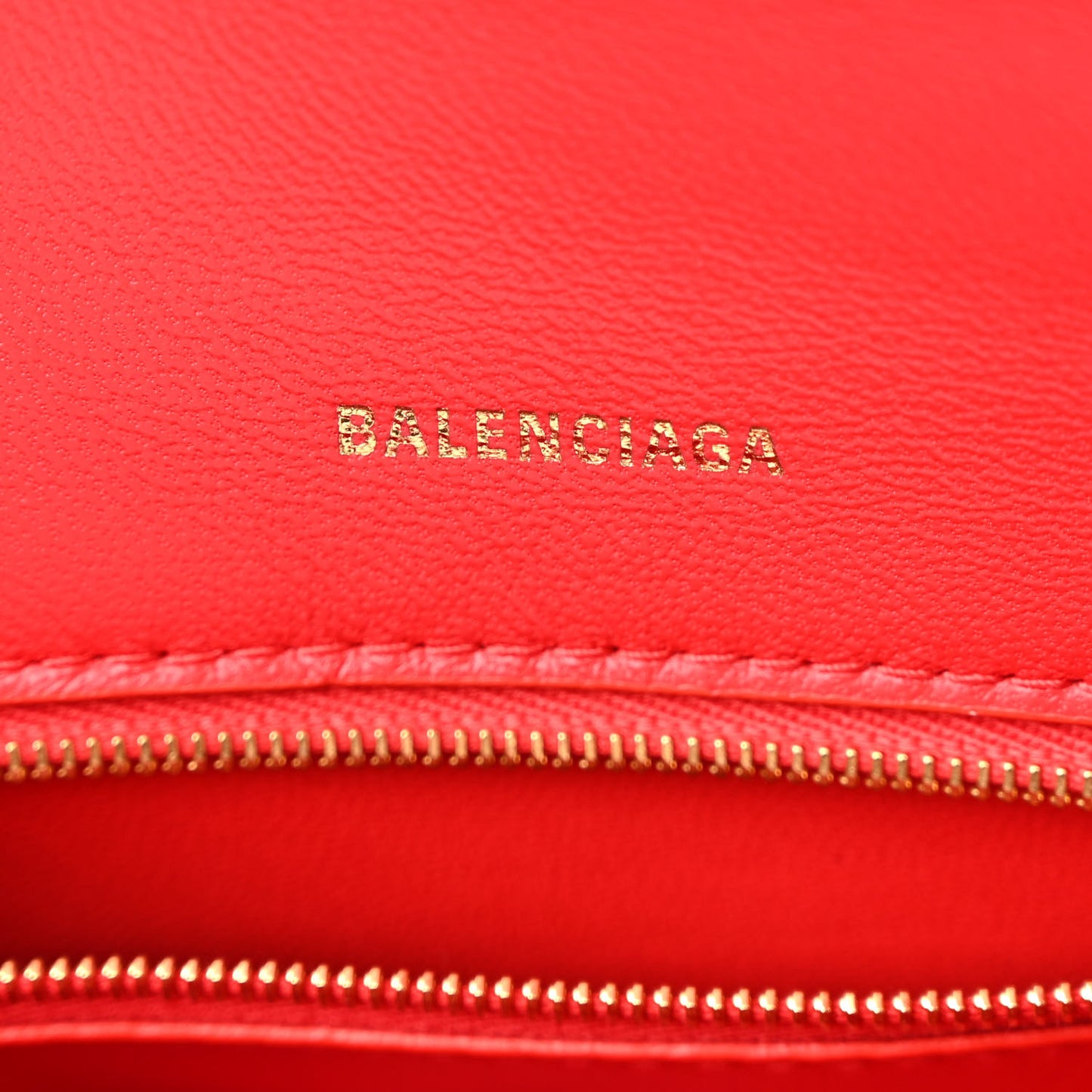 Shiny Box Calfskin Small Hourglass Top Handle Bag Bright Red