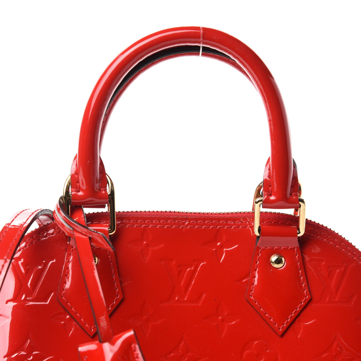 Louis Vuitton Vernis Alma BB Cherry 9 of 9