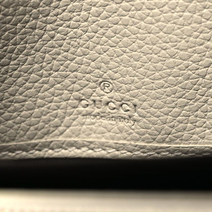 Gucci Grainy Calfskin Zumi Zip Around Wallet White 6 of 9