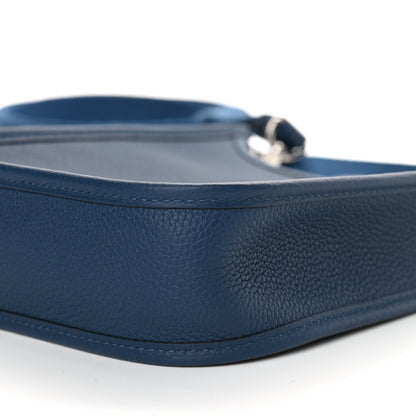 Hermes Taurillon Clemence Evelyne TPM Deep Blue 9 of 9