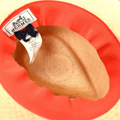 Hermes Straw Panama Hat 58 Natural 4 of 7