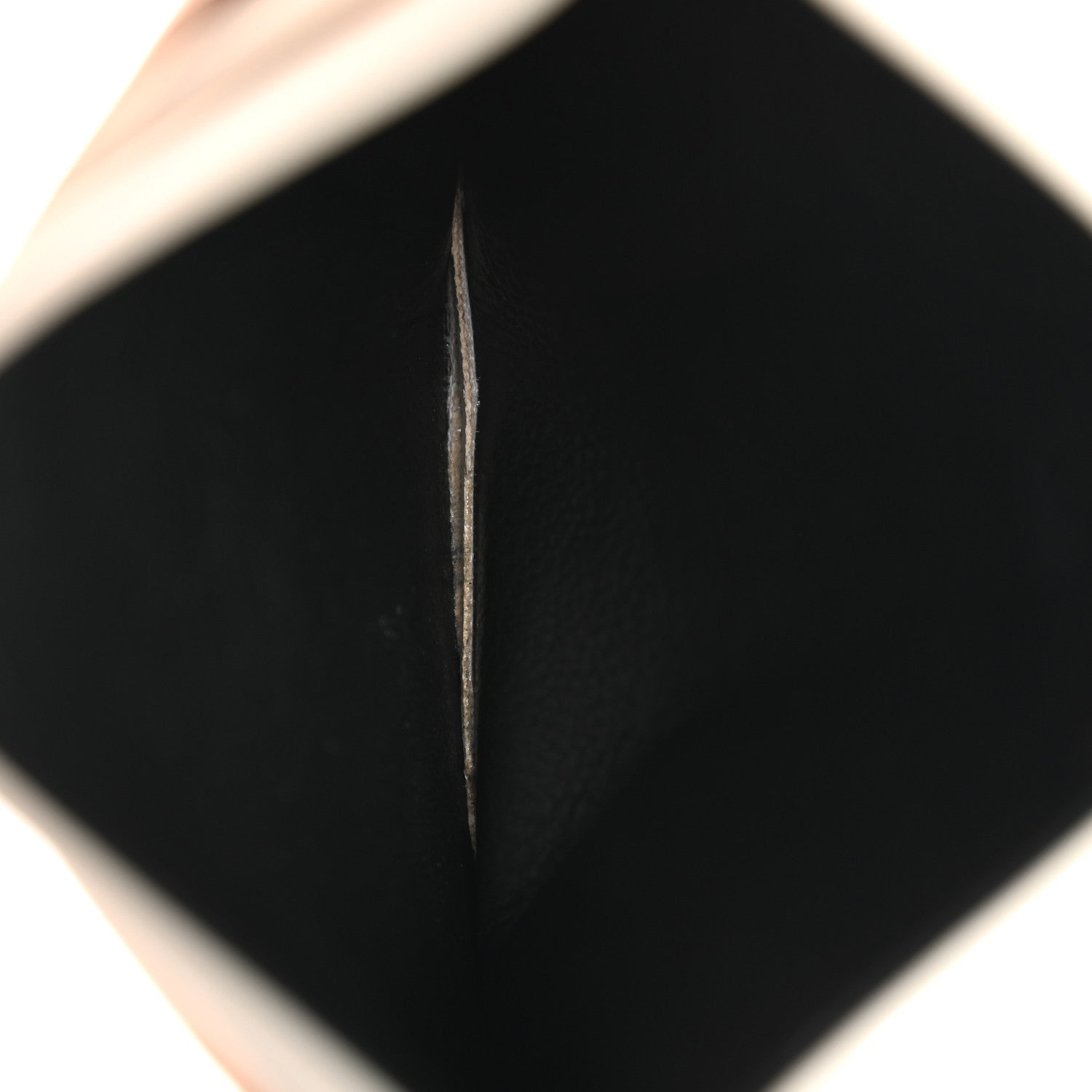 Saint Laurent Lambskin Matelasse Chevron Monogram Credit Card Case Crema Soft 5 of 8