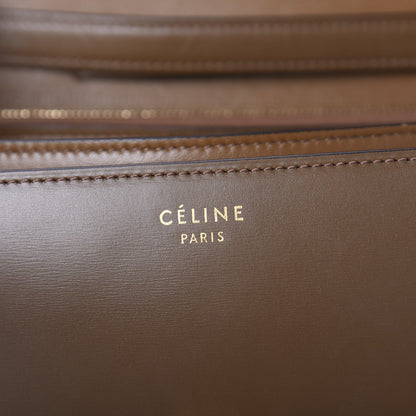 Celine Box Calfskin Medium Classic Box Flap Bag Camel 8 of 10