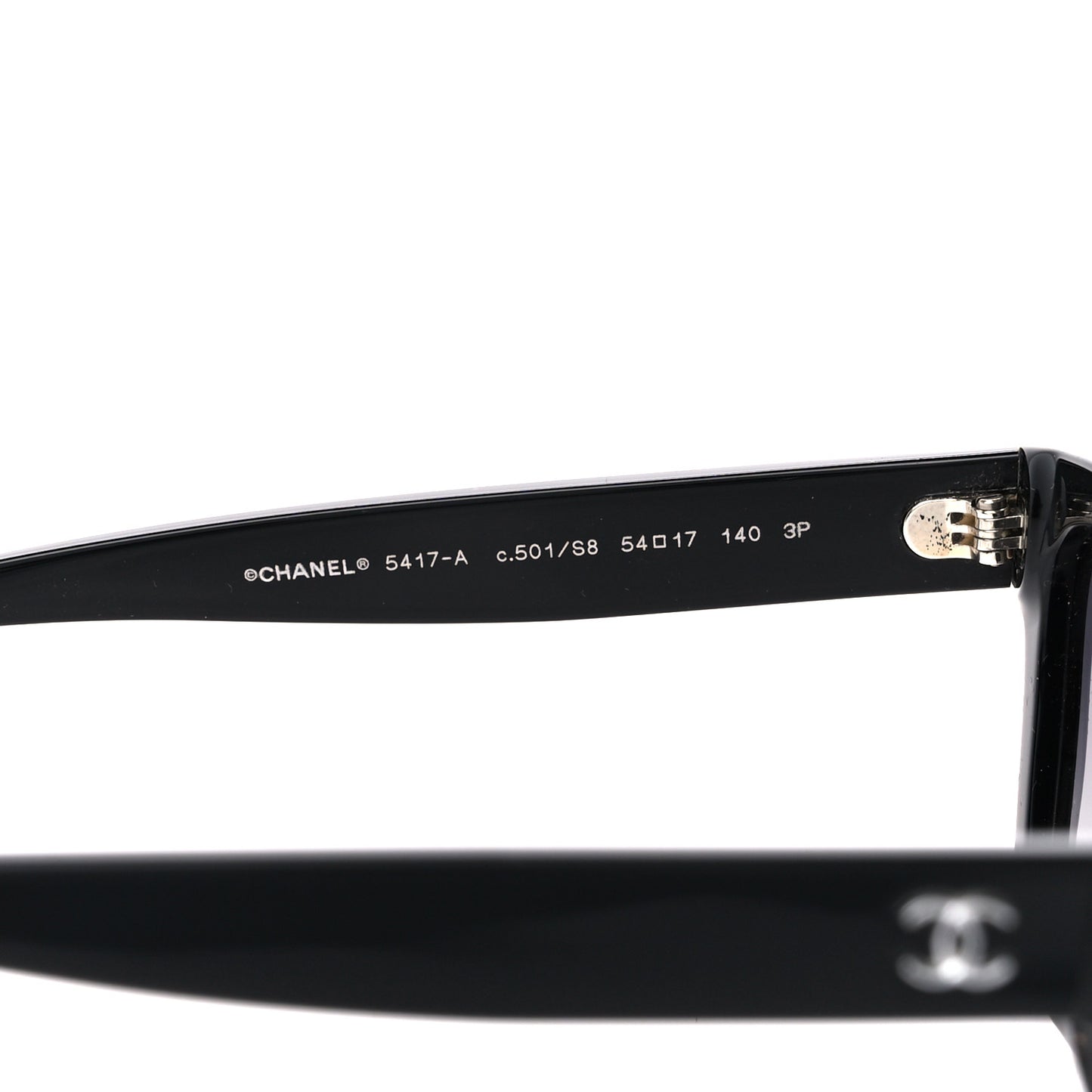 Acetate Polarized Square Sunglasses 5417-A Black