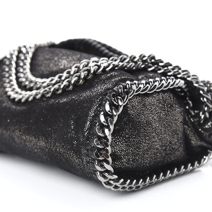 Stella McCartney Chamois Shiny Dotted Mini Falabella Crossbody Ruthenium 8 of 9