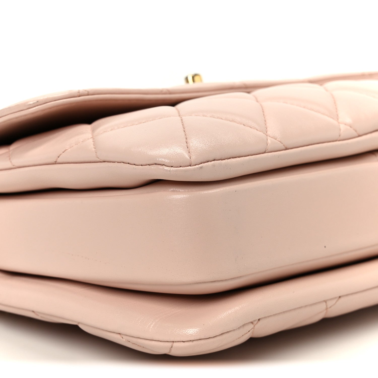 Chanel Lambskin Quilted Small Trendy CC Flap Dual Handle Bag Light