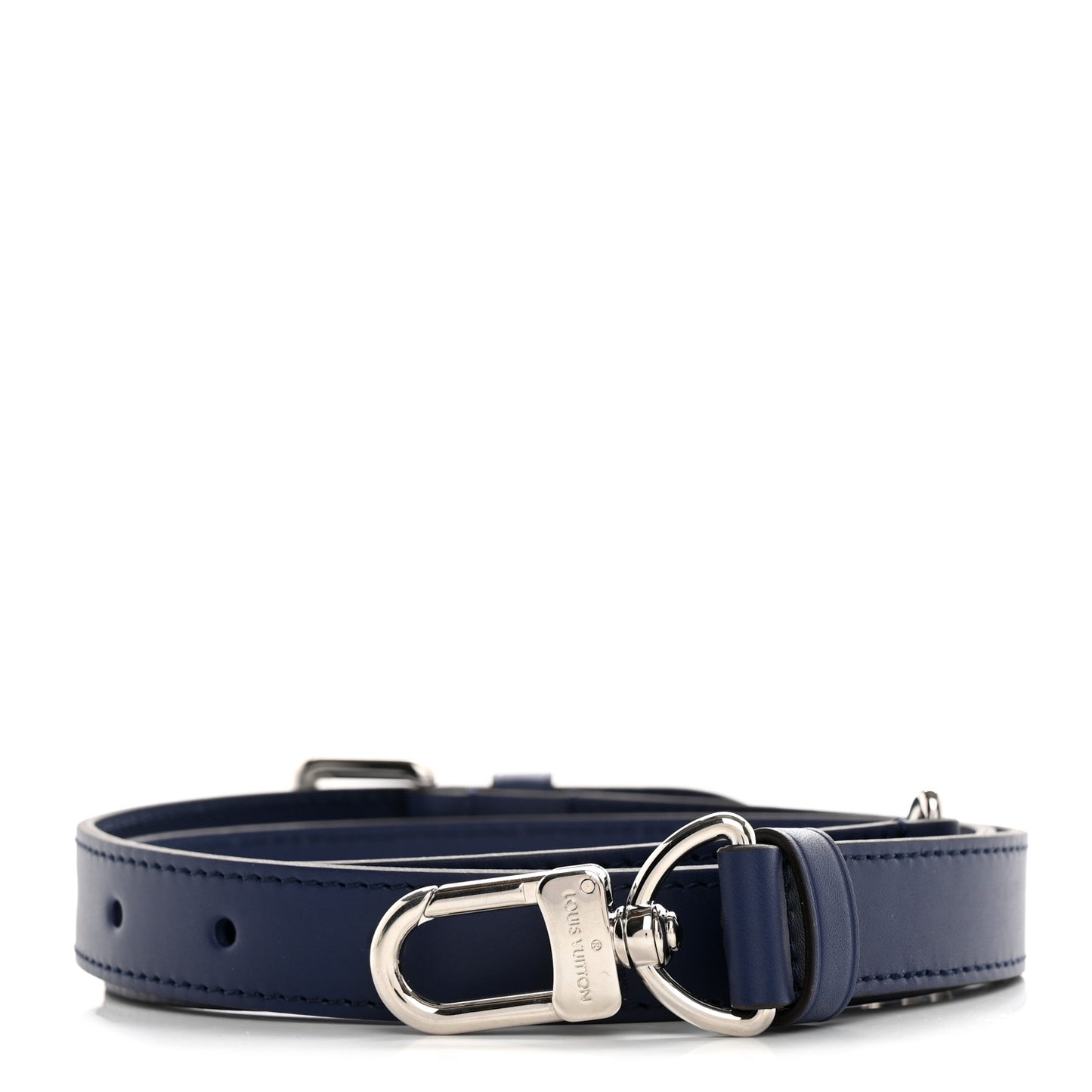 Calfskin Adjustable Keepall Bandouliere Shoulder Strap Blue