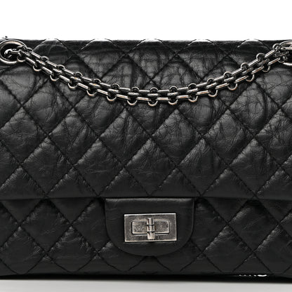 Chanel Aged Calfskin Quilted 2.55 Reissue 225 Flap Black 8 of 15