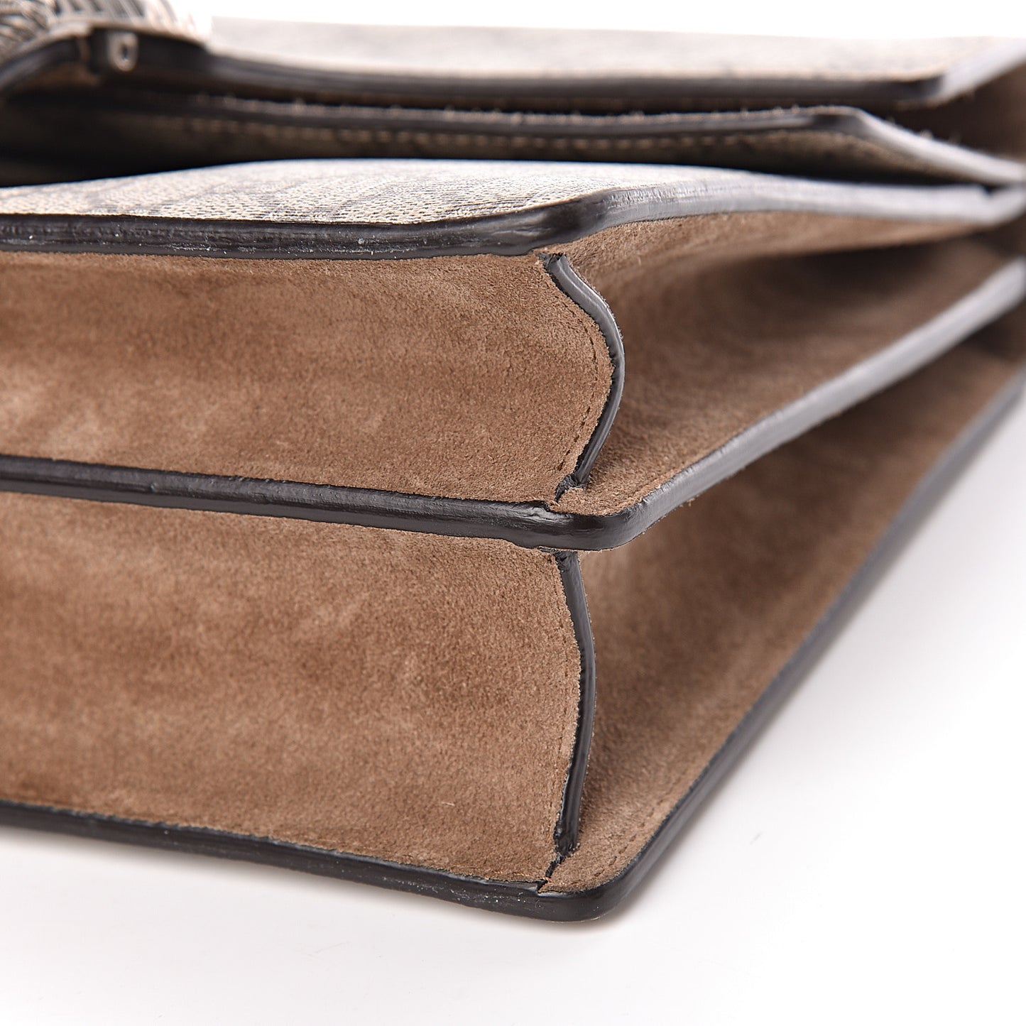 GG Supreme Monogram Medium Dionysus Shoulder Bag Taupe