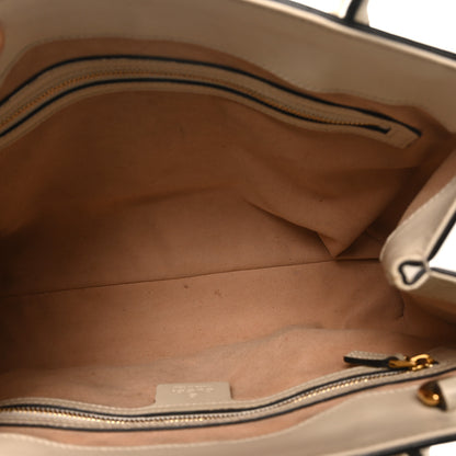 Gucci Boarded Plutone Calfskin Medium Jackie 1961 Tote Mystic White 5 of 10