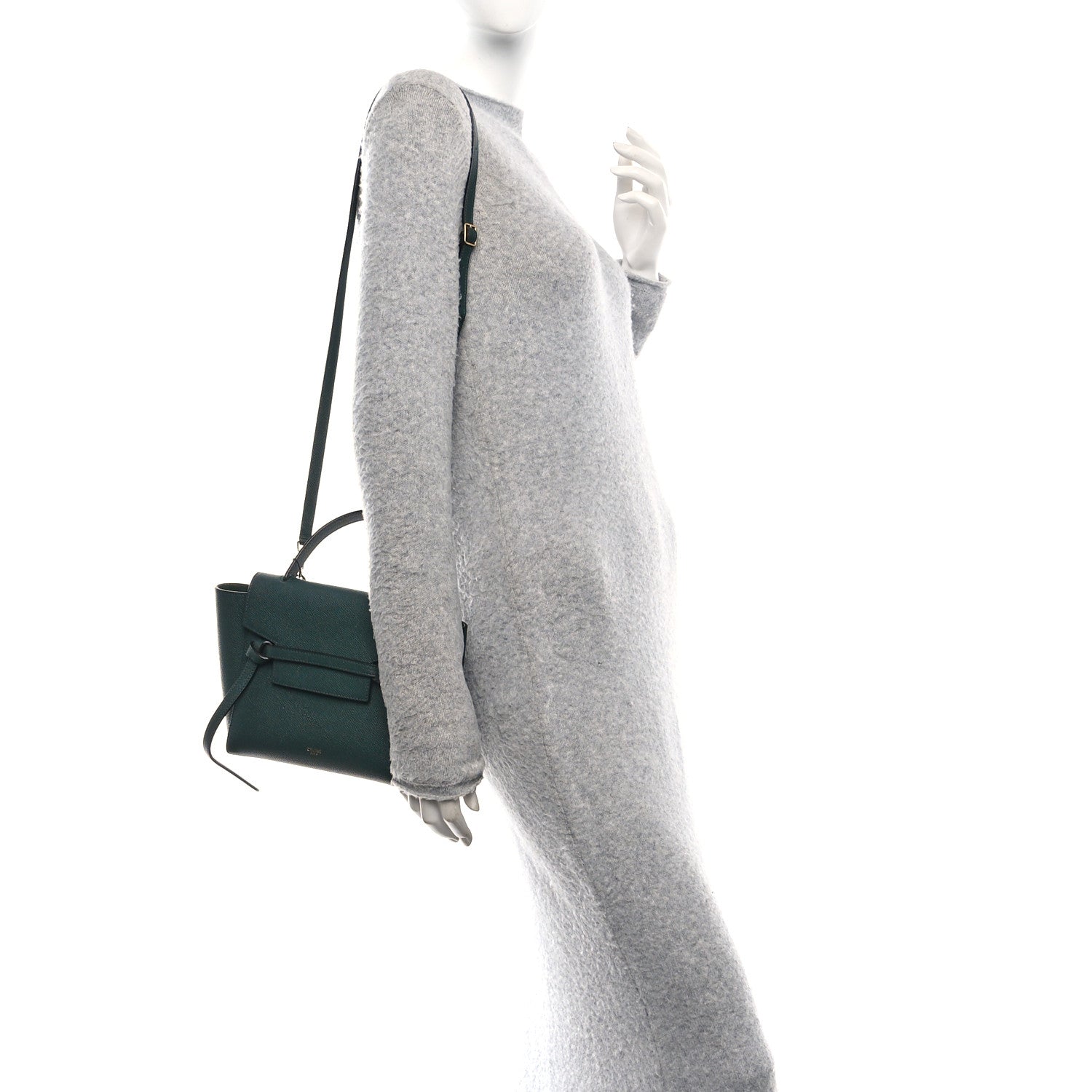 Celine Grained Calfskin Nano Belt Bag Amazone 2 of 10