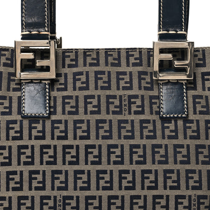 Fendi Zucchino Tote Navy Blue 7 of 10