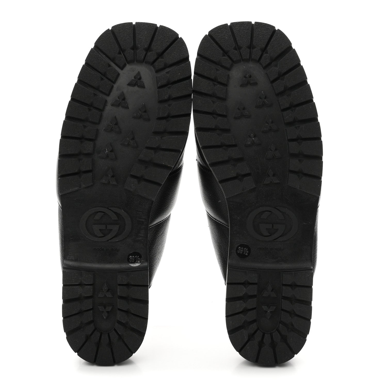Gucci Goatskin Auroville Horsebit Mules 39.5 Black 6 of 10