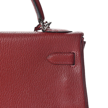 Hermes Chevre De Coromandel Kelly Retourne 32 Rouge H 10 of 42