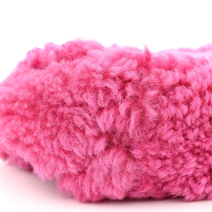 Chanel Shearling Sheepskin Medium Chanel 19 Flap Pink 8 of 9