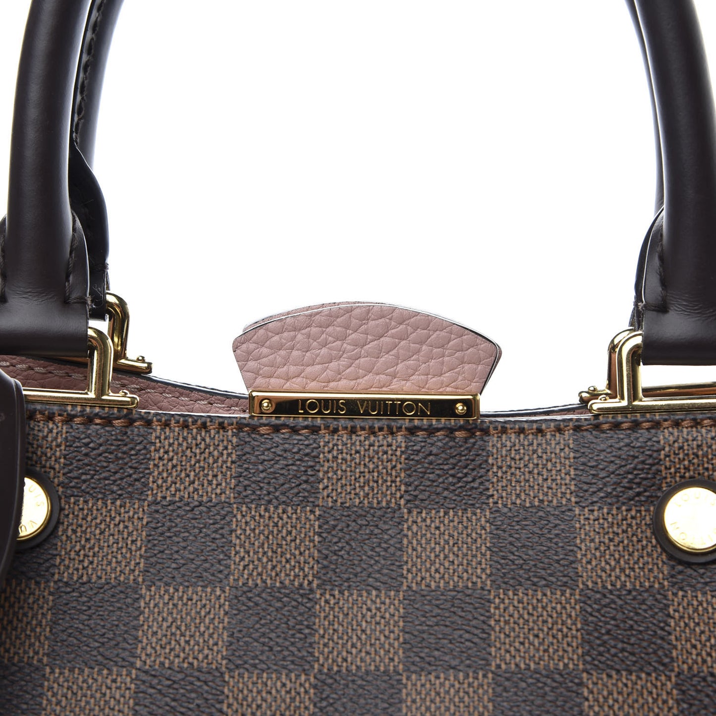 Damier Ebene Cuir Taurillon Brittany Magnolia