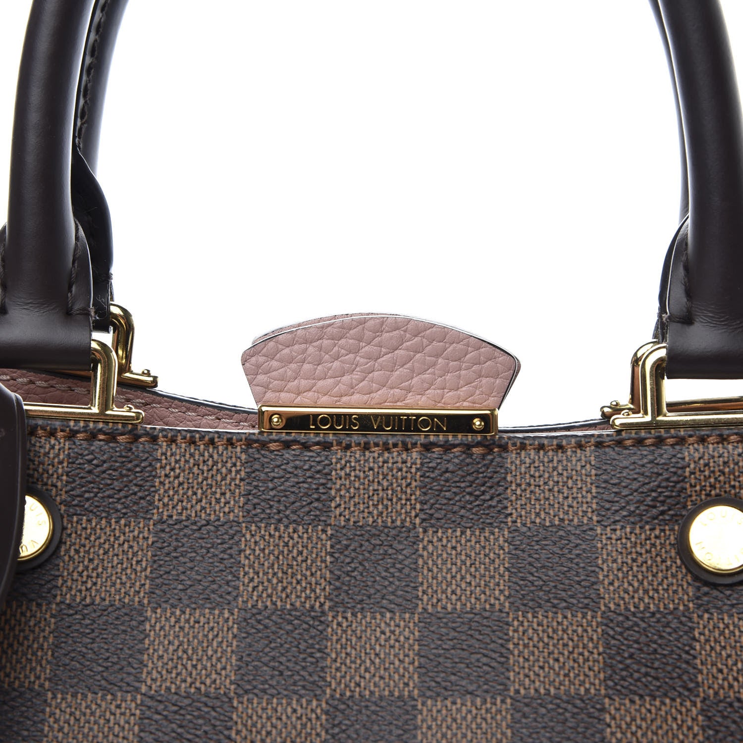 Louis Vuitton Damier Ebene Cuir Taurillon Brittany Magnolia 9 of 9
