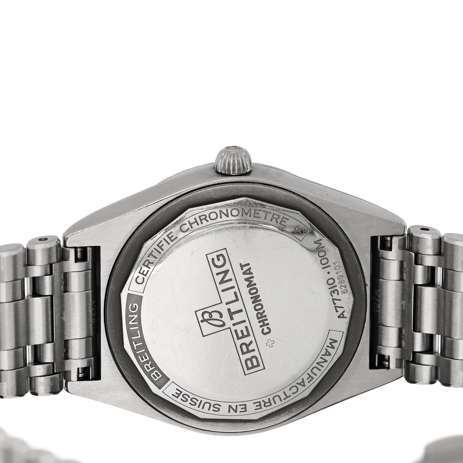 Breitling Stainless Steel 32mm Chronomat Quartz Watch White A77310101A2A1 4 of 5